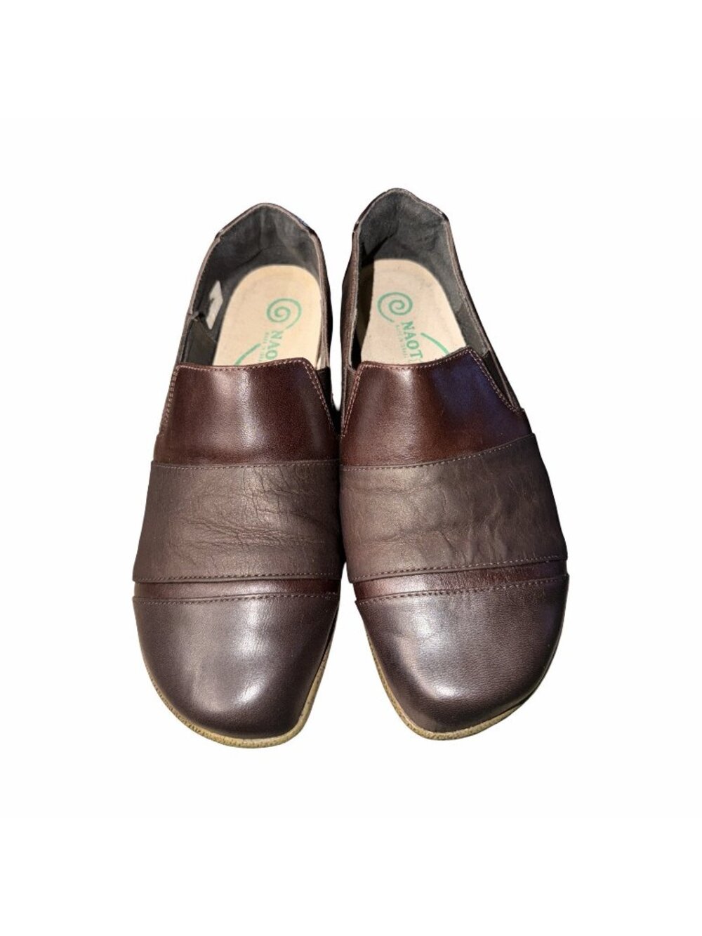 Naot Miro Flats Shoes Womens 38 US 7 Brown Loafer Leather Slip On Casual Comfort